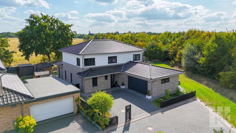 Hausansicht aus der Luft