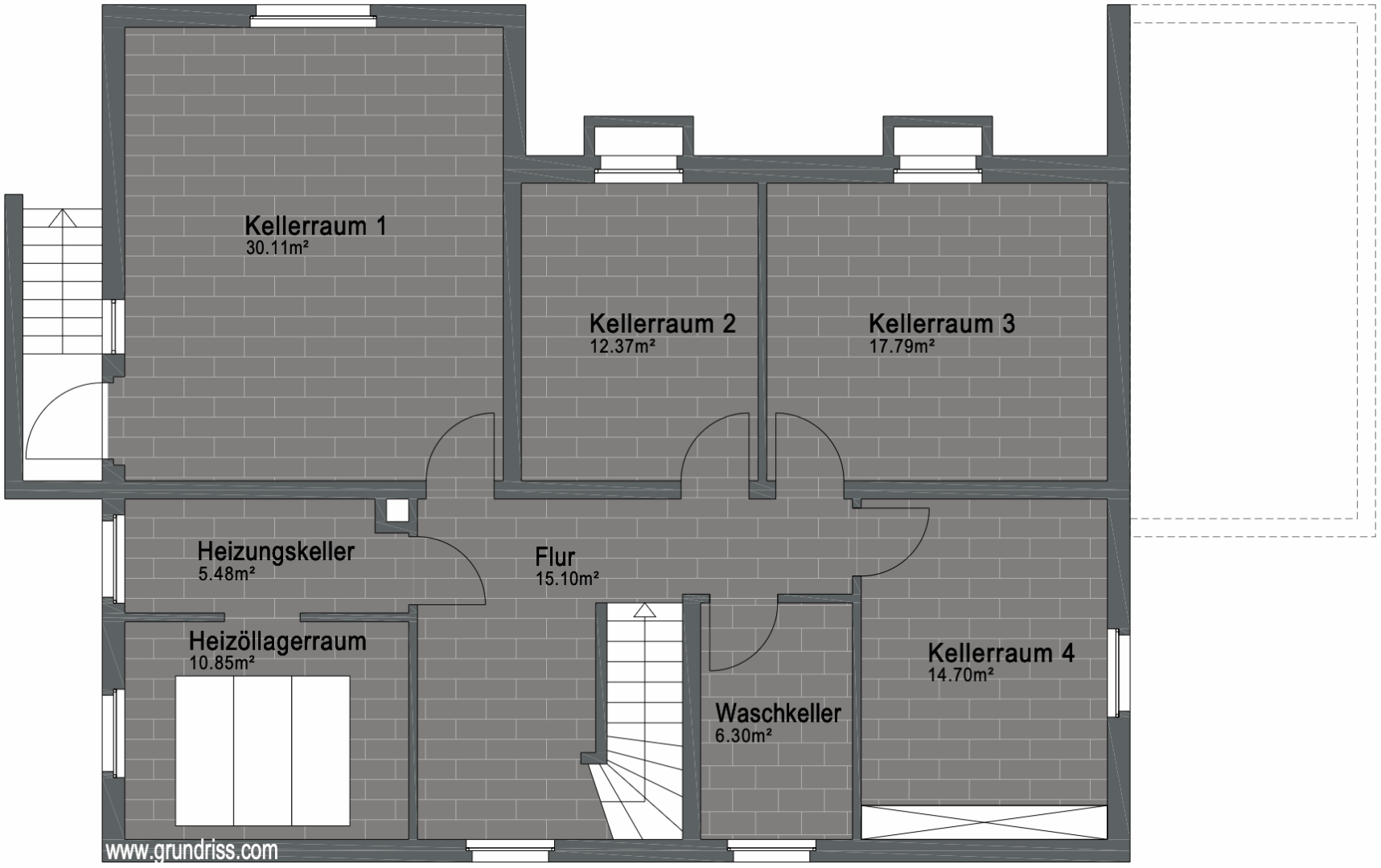 Grundriss Kellergeschoss