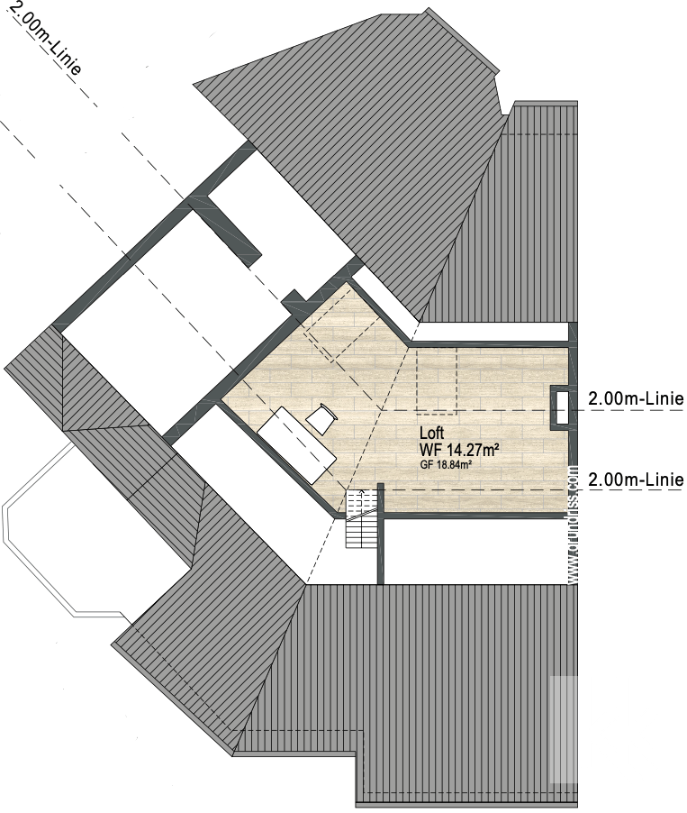 Grundriss Loft
