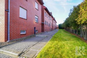 Die gepflegte Wohnanlage