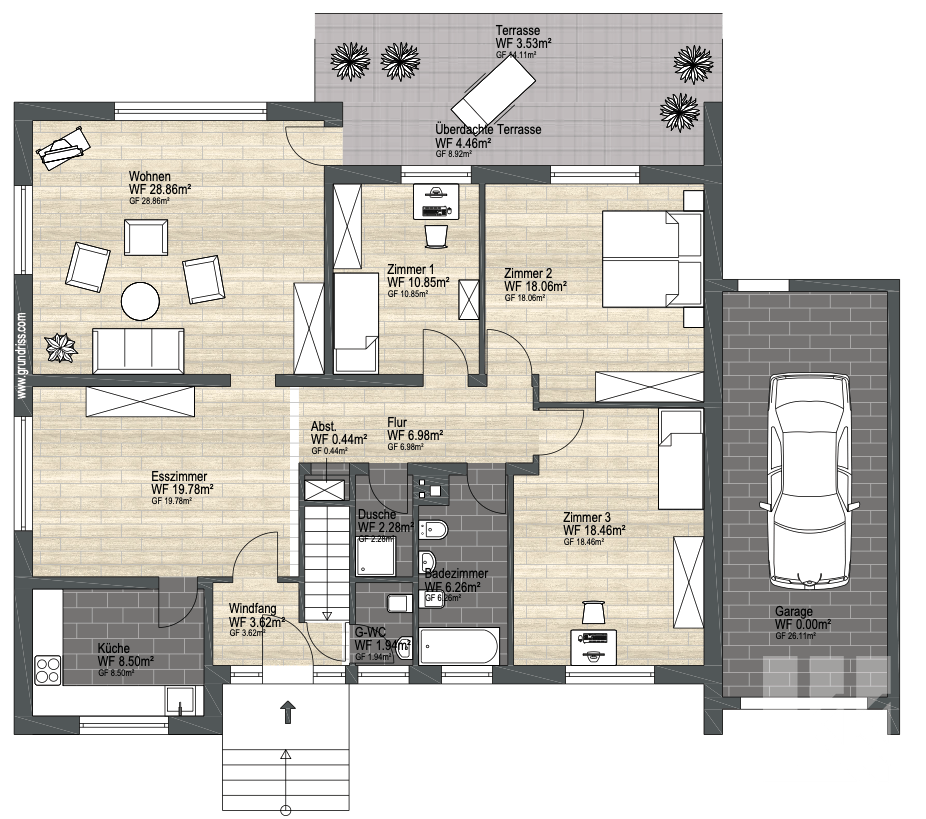 Grundriss Erdgeschoss