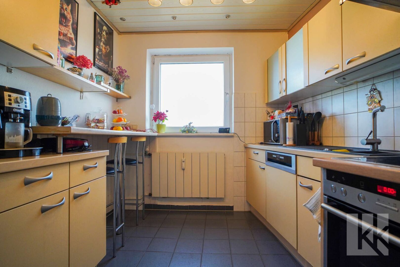 Praktische, separate Küche