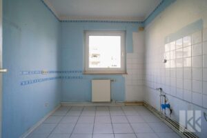 Praktische, separate Küche