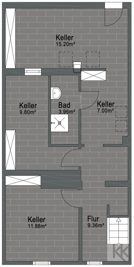 Grundriss Kellergeschoss