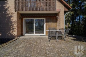 Davor: Die Terrasse