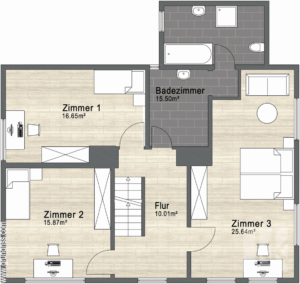 Grundriss Obergeschoss
