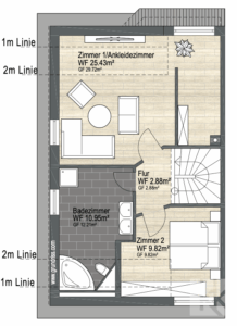 Grundriss Obergeschoss