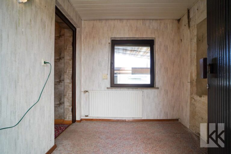 Der Windfang mit Platz für eine Garderobe