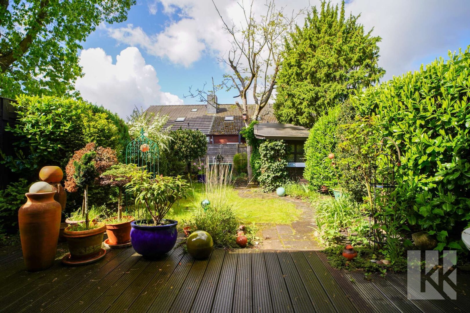 ...Blick in den Garten