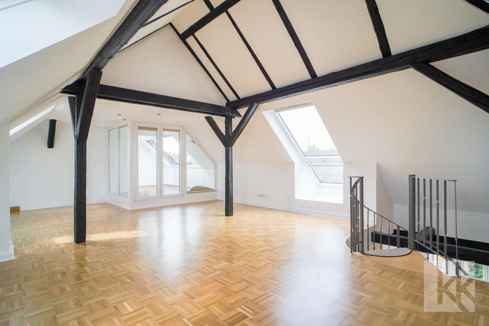 Wohnzimmer im Loft mit...