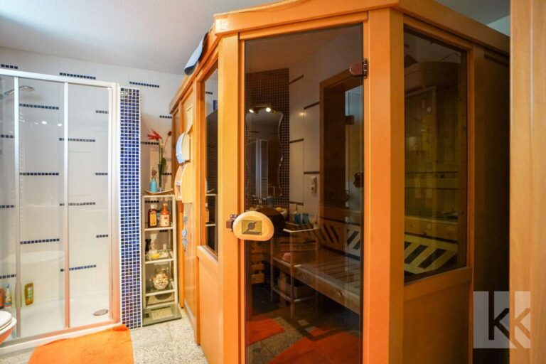 ...eigener Sauna