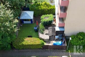 Der Garten aus der Luft