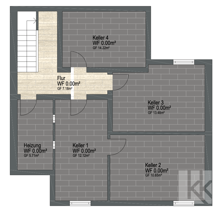 Grundriss Kellergeschoss