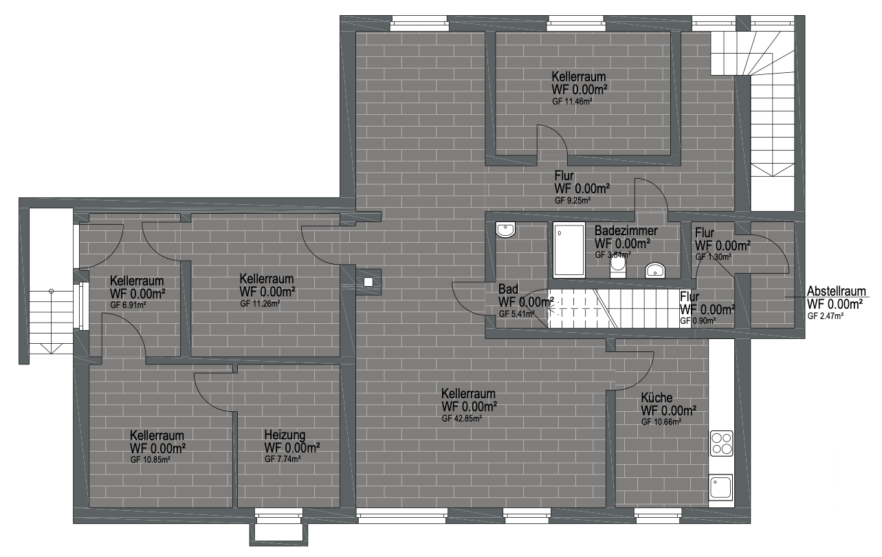 Grundriss Kellergeschoss