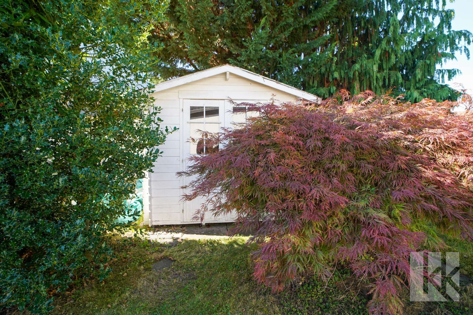 Blick in den gepflegten Garten