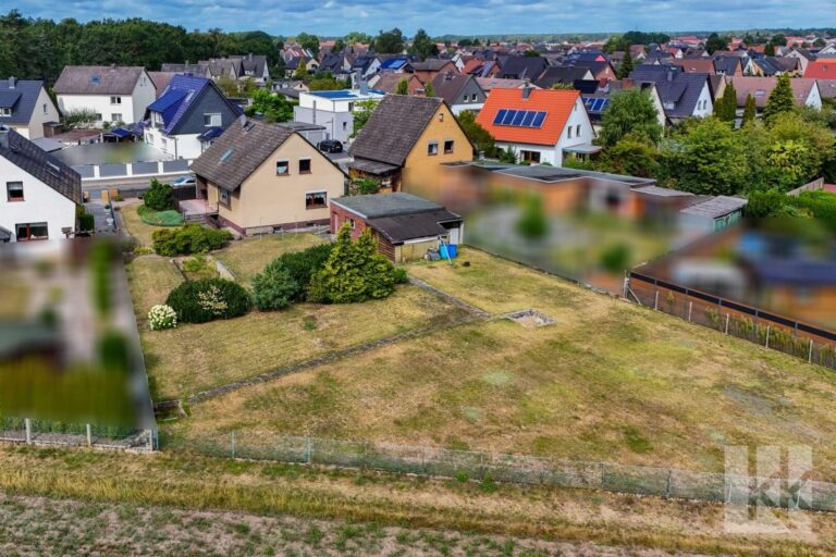 Die Liegenschaft aus der Luft