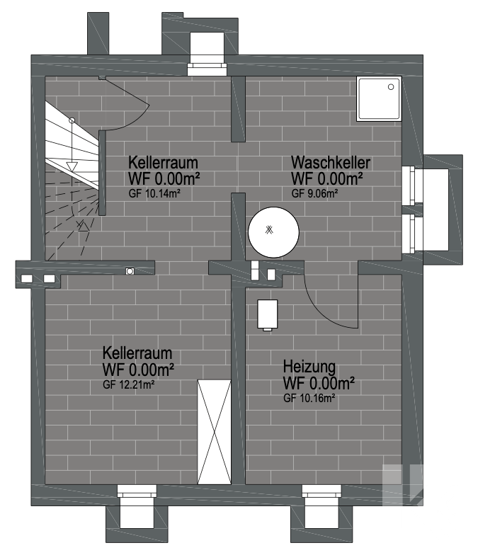 Grundriss Kellergeschoss