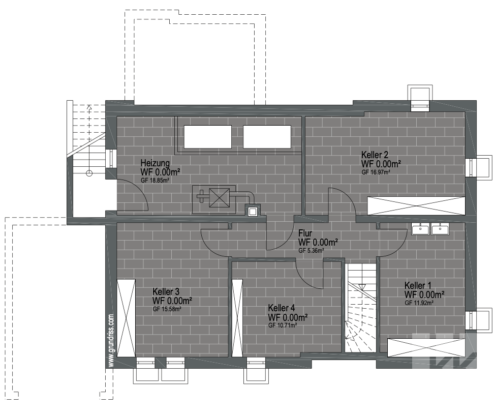 Grundriss Kellergeschoss