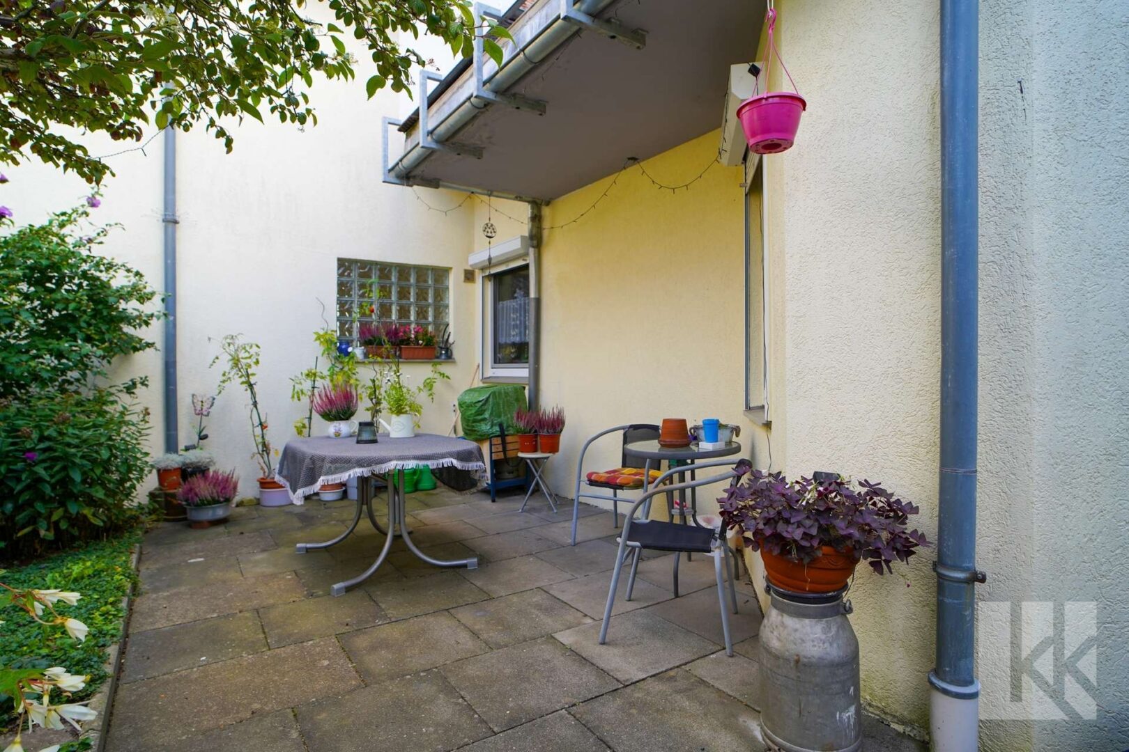 ...auf der Terrasse...